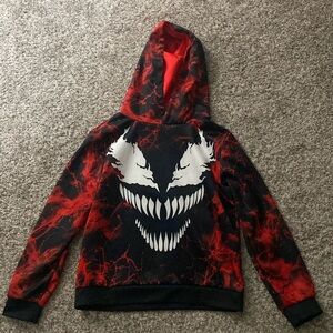 Sweatshirt, boys size M. Black, red & white
